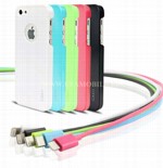 Дата-кабель USB iPhone 5 цветной
